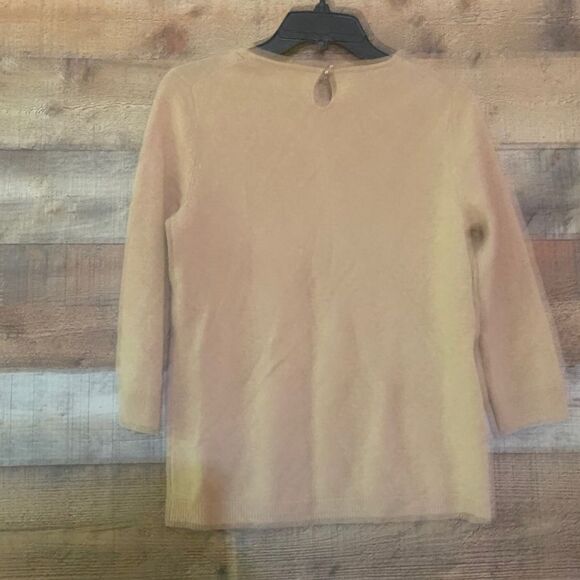 Talbots tan cashmere sweater, size medium petite - Picture 10 of 12